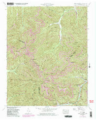 Fork Mountain Tennessee Historical topographic map, 1:24000 scale, 7.5 X 7.5 Minute, Year 1952