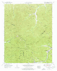 Fork Mountain Tennessee Historical topographic map, 1:24000 scale, 7.5 X 7.5 Minute, Year 1952