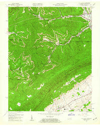 Fork Ridge Tennessee Historical topographic map, 1:24000 scale, 7.5 X 7.5 Minute, Year 1959