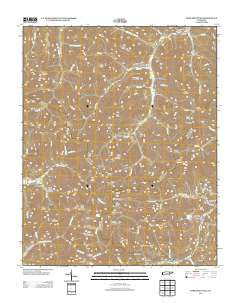 Fork Mountain Tennessee Historical topographic map, 1:24000 scale, 7.5 X 7.5 Minute, Year 2013