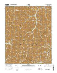 Fork Mountain Tennessee Current topographic map, 1:24000 scale, 7.5 X 7.5 Minute, Year 2016