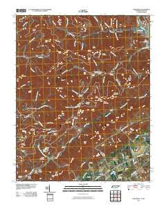 Fork Ridge Tennessee Historical topographic map, 1:24000 scale, 7.5 X 7.5 Minute, Year 2010