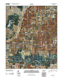 Fort Pillow Tennessee Historical topographic map, 1:24000 scale, 7.5 X 7.5 Minute, Year 2010