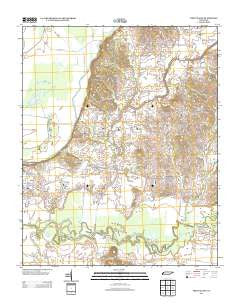 Fort Pillow Tennessee Historical topographic map, 1:24000 scale, 7.5 X 7.5 Minute, Year 2013
