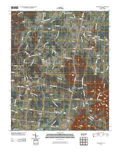 Fosterville Tennessee Historical topographic map, 1:24000 scale, 7.5 X 7.5 Minute, Year 2010