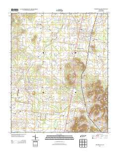 Fosterville Tennessee Historical topographic map, 1:24000 scale, 7.5 X 7.5 Minute, Year 2013