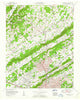 Fountain City Tennessee Historical topographic map, 1:24000 scale, 7.5 X 7.5 Minute, Year 1953