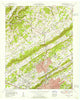 Fountain City Tennessee Historical topographic map, 1:24000 scale, 7.5 X 7.5 Minute, Year 1953