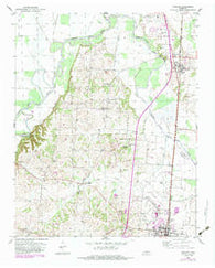 Fowlkes Tennessee Historical topographic map, 1:24000 scale, 7.5 X 7.5 Minute, Year 1952