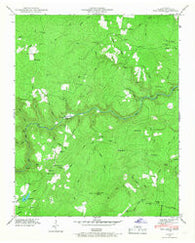Fox Creek Tennessee Historical topographic map, 1:24000 scale, 7.5 X 7.5 Minute, Year 1946