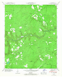 Fox Creek Tennessee Historical topographic map, 1:24000 scale, 7.5 X 7.5 Minute, Year 1946