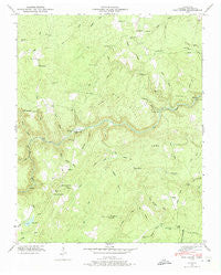 Fox Creek Tennessee Historical topographic map, 1:24000 scale, 7.5 X 7.5 Minute, Year 1946