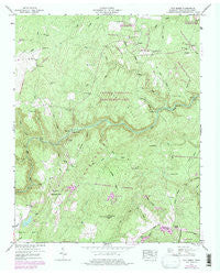 Fox Creek Tennessee Historical topographic map, 1:24000 scale, 7.5 X 7.5 Minute, Year 1946