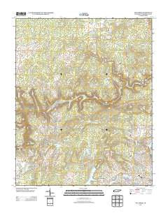 Fox Creek Tennessee Historical topographic map, 1:24000 scale, 7.5 X 7.5 Minute, Year 2013