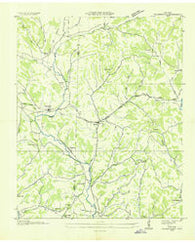 Frankewing Tennessee Historical topographic map, 1:24000 scale, 7.5 X 7.5 Minute, Year 1936