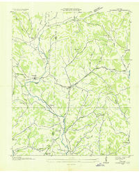 Frankewing Tennessee Historical topographic map, 1:24000 scale, 7.5 X 7.5 Minute, Year 1936