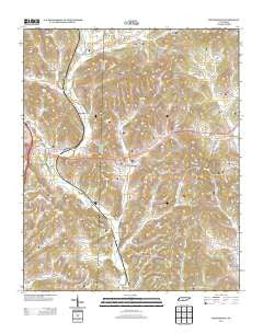 Frankewing Tennessee Historical topographic map, 1:24000 scale, 7.5 X 7.5 Minute, Year 2013