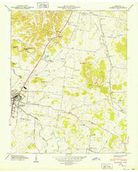 Franklin Tennessee Historical topographic map, 1:24000 scale, 7.5 X 7.5 Minute, Year 1949