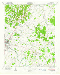 Franklin Tennessee Historical topographic map, 1:24000 scale, 7.5 X 7.5 Minute, Year 1949