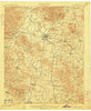 Franklin Tennessee Historical topographic map, 1:62500 scale, 15 X 15 Minute, Year 1909