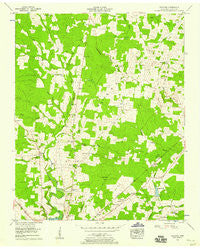 Fredonia Tennessee Historical topographic map, 1:24000 scale, 7.5 X 7.5 Minute, Year 1956