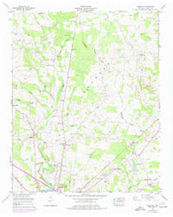 Fredonia Tennessee Historical topographic map, 1:24000 scale, 7.5 X 7.5 Minute, Year 1956