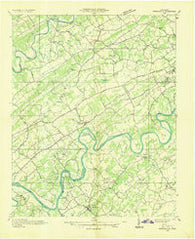 Friendship Tennessee Historical topographic map, 1:48000 scale, 15 X 15 Minute, Year 1936