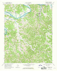 Gainesboro Tennessee Historical topographic map, 1:24000 scale, 7.5 X 7.5 Minute, Year 1968
