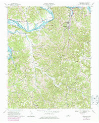 Gainesboro Tennessee Historical topographic map, 1:24000 scale, 7.5 X 7.5 Minute, Year 1968