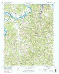 Gainesboro Tennessee Historical topographic map, 1:24000 scale, 7.5 X 7.5 Minute, Year 1968