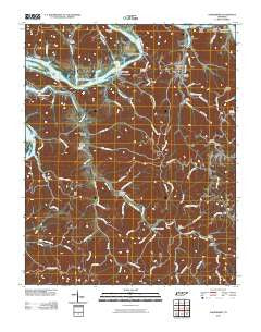 Gainesboro Tennessee Historical topographic map, 1:24000 scale, 7.5 X 7.5 Minute, Year 2010