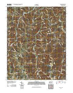 Galen Tennessee Historical topographic map, 1:24000 scale, 7.5 X 7.5 Minute, Year 2010