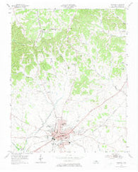 Gallatin Tennessee Historical topographic map, 1:24000 scale, 7.5 X 7.5 Minute, Year 1955