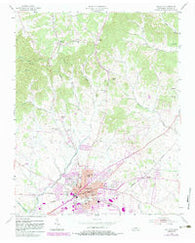 Gallatin Tennessee Historical topographic map, 1:24000 scale, 7.5 X 7.5 Minute, Year 1955
