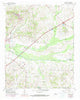 Gallaway Tennessee Historical topographic map, 1:24000 scale, 7.5 X 7.5 Minute, Year 1965