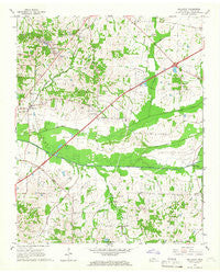Gallaway Tennessee Historical topographic map, 1:24000 scale, 7.5 X 7.5 Minute, Year 1965