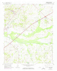 Gallaway Tennessee Historical topographic map, 1:24000 scale, 7.5 X 7.5 Minute, Year 1965