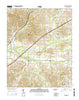 Gallaway Tennessee Current topographic map, 1:24000 scale, 7.5 X 7.5 Minute, Year 2016