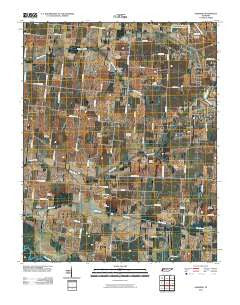 Gardner Tennessee Historical topographic map, 1:24000 scale, 7.5 X 7.5 Minute, Year 2010