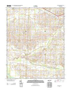 Gardner Tennessee Historical topographic map, 1:24000 scale, 7.5 X 7.5 Minute, Year 2013
