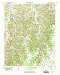 Gassaway Tennessee Historical topographic map, 1:24000 scale, 7.5 X 7.5 Minute, Year 1960