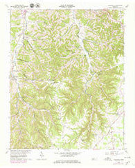 Gassaway Tennessee Historical topographic map, 1:24000 scale, 7.5 X 7.5 Minute, Year 1960