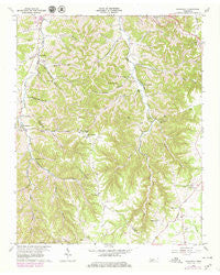 Gassaway Tennessee Historical topographic map, 1:24000 scale, 7.5 X 7.5 Minute, Year 1960
