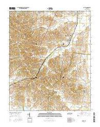 Gates Tennessee Current topographic map, 1:24000 scale, 7.5 X 7.5 Minute, Year 2016