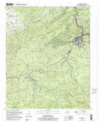 Gatlinburg Tennessee Historical topographic map, 1:24000 scale, 7.5 X 7.5 Minute, Year 2000