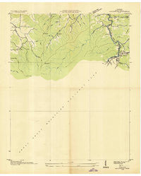 Gatlinburg Tennessee Historical topographic map, 1:24000 scale, 7.5 X 7.5 Minute, Year 1936