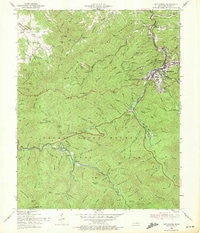Gatlinburg Tennessee Historical topographic map, 1:24000 scale, 7.5 X 7.5 Minute, Year 1956