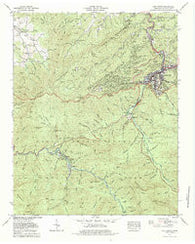 Gatlinburg Tennessee Historical topographic map, 1:24000 scale, 7.5 X 7.5 Minute, Year 1979