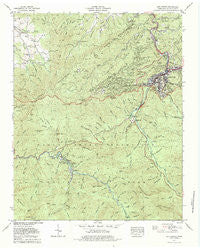 Gatlinburg Tennessee Historical topographic map, 1:24000 scale, 7.5 X 7.5 Minute, Year 1979