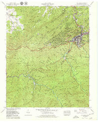 Gatlinburg Tennessee Historical topographic map, 1:24000 scale, 7.5 X 7.5 Minute, Year 1979